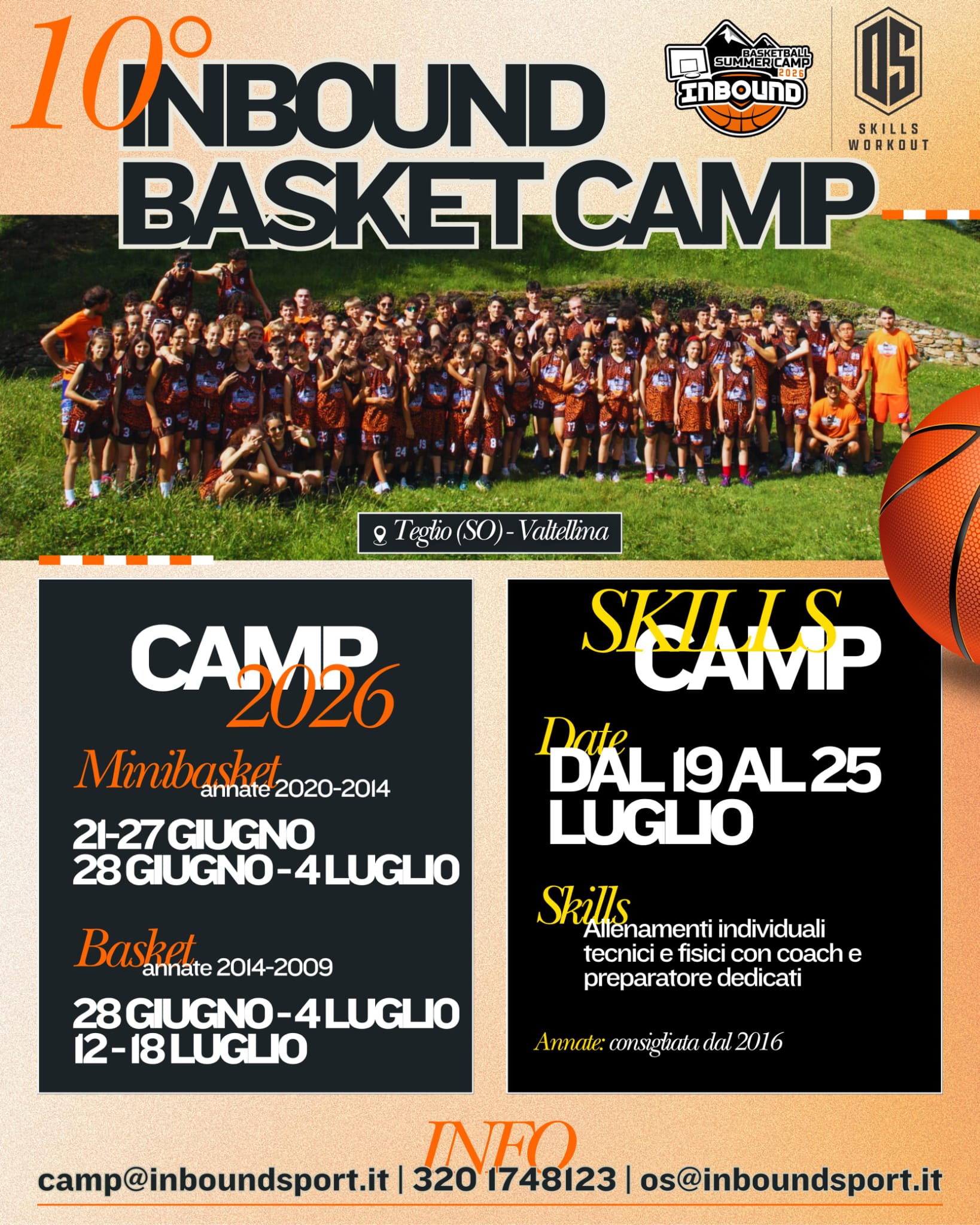 Inbound Basketball summer camp 2026