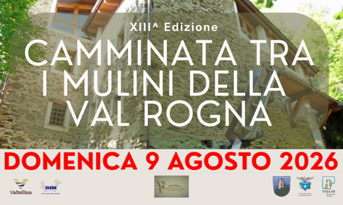 XIII Camminata tra i Mulini della Val Rogna
